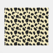 Koe dier huid kleur patroon ontwerp  fleece deken (Voorkant (Horizontaal))