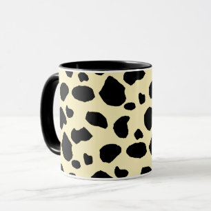 Koe dier huid kleur patroon ontwerp mok