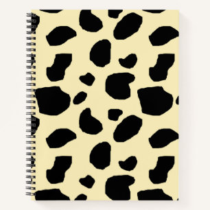 Koe dier huid kleur patroon ontwerp  notitieboek