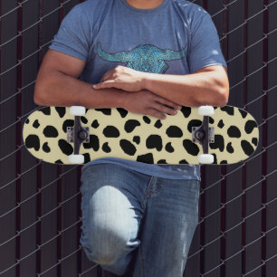Koe dier huid kleur patroon ontwerp persoonlijk skateboard