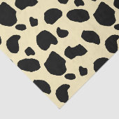 Koe dier huid kleur patroon ontwerp tissuepapier (Detail)