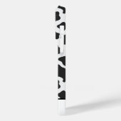 Koe Dierenprint Aangepaste Cursieve Naam Case-Mate iPhone Case (Achterkant / Links)