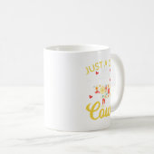 Koe Dierenvriend gewoon een meisje dat van Koeien  Koffiemok (Voorkant rechts)