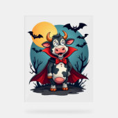 Koe Dracula Rises Acryl Bord (Voorkant)