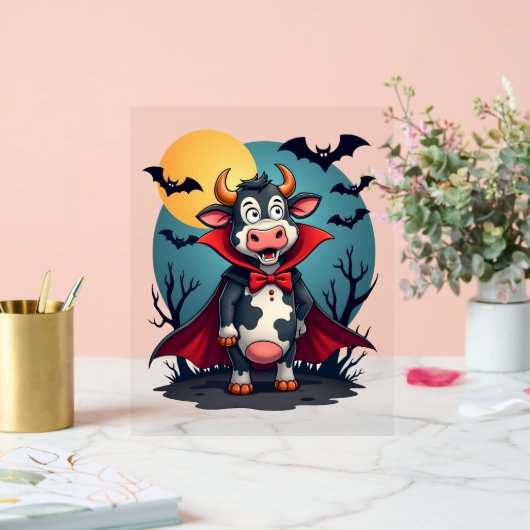 Koe Dracula Rises Acryl Bord (Huwelijk)