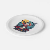 Koe Dracula Rises Papieren Bordje (Gekanteld)