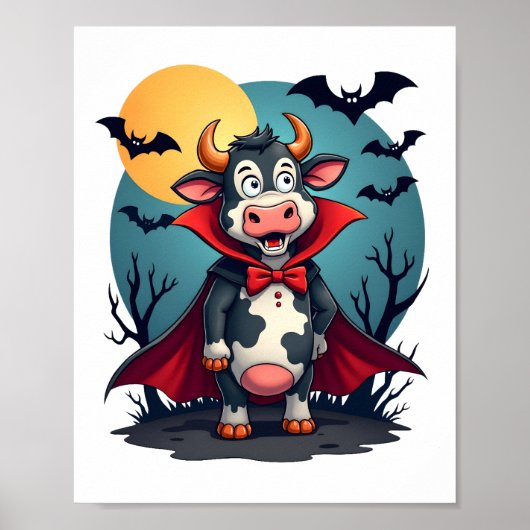 Koe Dracula Staat Op Poster (Voorkant)