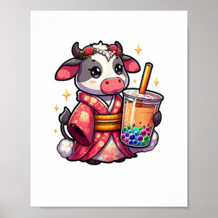 Koe Drink Bubble Tea Japans Kimono _1_1 Poster