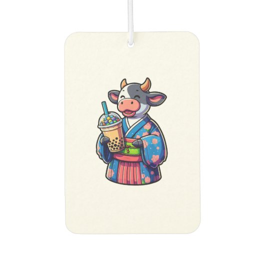 Koe Drink Bubble Tea Japans Kimono _2 Luchtverfrisser (Voorkant)