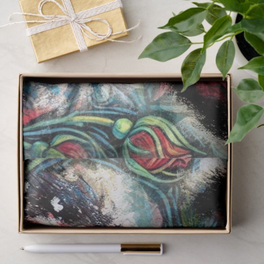 Koe Dromen Van Warmer Times Bloemen Decoupage Tissuepapier (Geschenk)