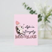 Koe Eenvoudig Moo-velous Tshirts en cadeautjes Briefkaart (Staand voorkant)