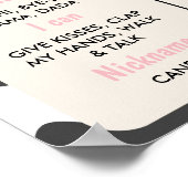 Koe eerste jaarmijlpaal poster (Hoek)