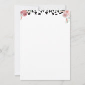 Koe eerste verjaardag save the date (Achterkant)