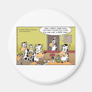 Koe Eet Man Grappige Cadeaus T-shirts Mokken & Kaa Magneet
