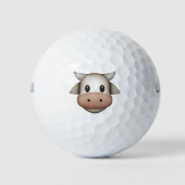 Koe - Emoji Golfballen (Voorkant)