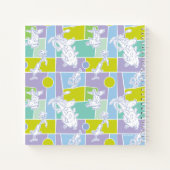 Koe- en Chicken Color Block Pattern Notitieboek (Achterkant)