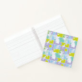 Koe- en Chicken Color Block Pattern Notitieboek (Binnen)