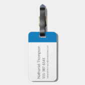 Koe en Chicken Hug Graphic Bagagelabel (Achterkant verticaal)