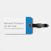 Koe en Chicken Hug Graphic Bagagelabel (Achterkant horizontaal)