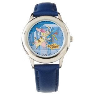 Koe en Chicken Hug Graphic Horloge