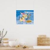 Koe en Chicken Hug Graphic Poster (Keuken)