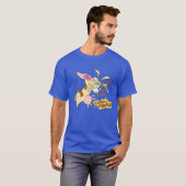 Koe en Chicken Hug Graphic T-shirt (Voorkant volledig)