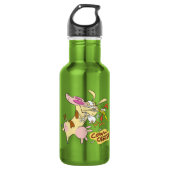 Koe en Chicken Hug Graphic Waterfles (Voorkant)