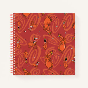 Koe en Chicken Red Guy Pattern Notitieboek