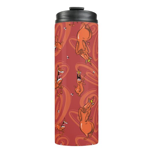 Koe en Chicken Red Guy Pattern Thermosbeker (Voorkant)