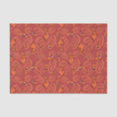 Koe en Chicken Red Guy Pattern Tissuepapier (Voorkant)