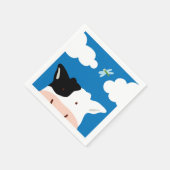 Koe en dragonfly servetten (Hoek)