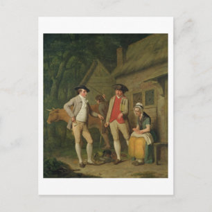 Koe en goederen van weduwe kosardines, met belasti briefkaart