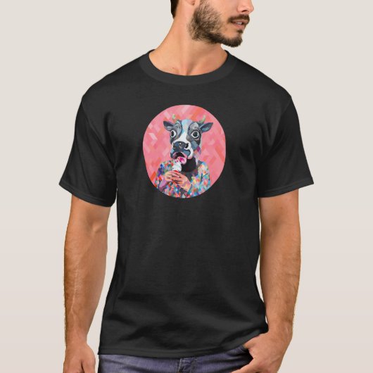 Koe En Ijs Augmented Reality T-shirt (Voorkant)
