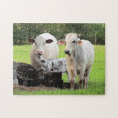 Koe en Kalf Boerderij Puzzel Legpuzzel (Horizontaal)