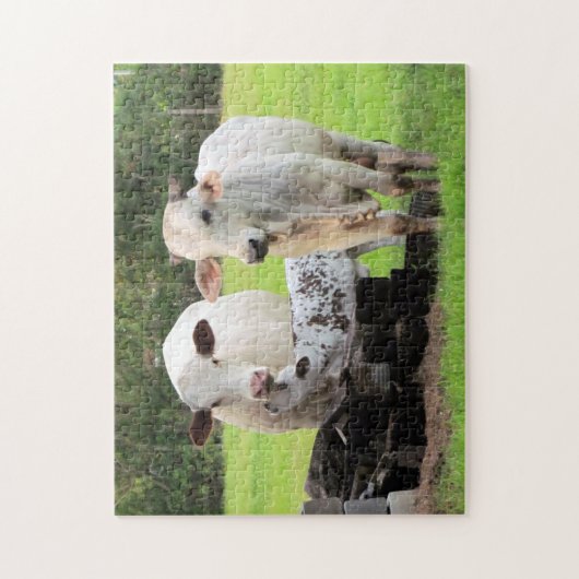 Koe en Kalf Boerderij Puzzel Legpuzzel (Verticaal)