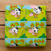 Koe en kalf cadeaupapier