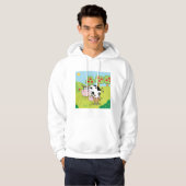 Koe en kalf hoodie (Voorkant volledig)