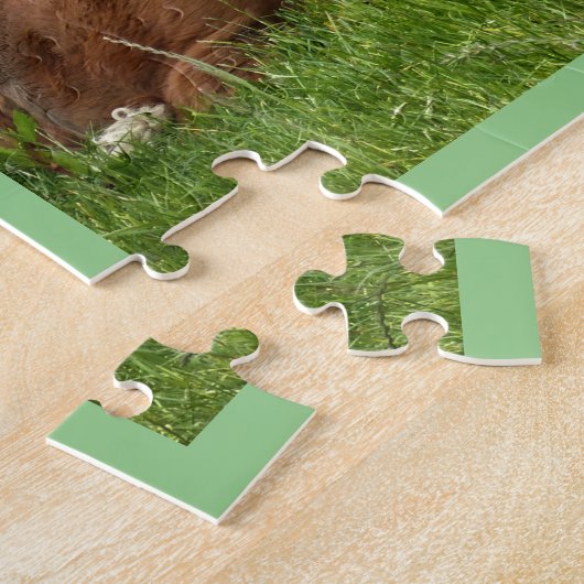 Koe en kalf Puzzle Legpuzzel (Zijkant)