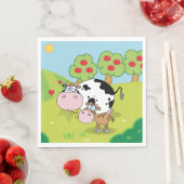 Koe en kalf servet (Insitu)