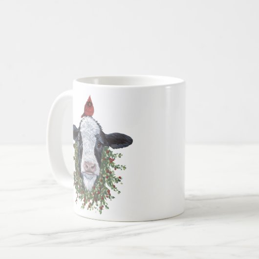 Koe en kardinale Mok (Voorkant links)