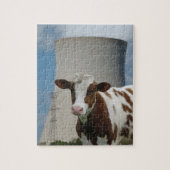 Koe- en kerncentrale koeltoren legpuzzel (Verticaal)