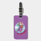 Koe en kip Super Koe Al Rescate! Bagagelabel (Voorkant verticaal)