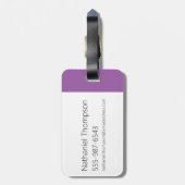 Koe en kip Super Koe Al Rescate! Bagagelabel (Achterkant verticaal)