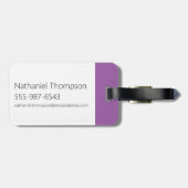 Koe en kip Super Koe Al Rescate! Bagagelabel (Achterkant horizontaal)