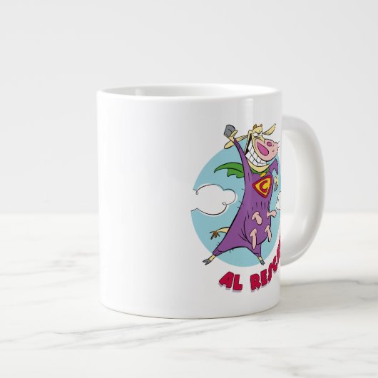 Koe en kip Super Koe Al Rescate! Grote Koffiekop (Voorkant rechts)