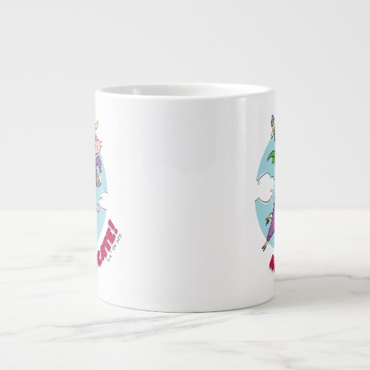 Koe en kip Super Koe Al Rescate! Grote Koffiekop (Voorkant)