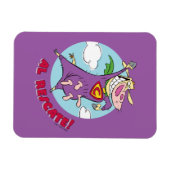 Koe en kip Super Koe Al Rescate! Magneet (Horizontaal)