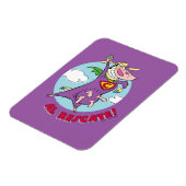 Koe en kip Super Koe Al Rescate! Magneet (Linkerzijde)