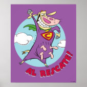 Koe en kip Super Koe Al Rescate! Poster (Voorkant)