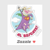 Koe en kip Super Koe Al Rescate! Sticker (Vel)